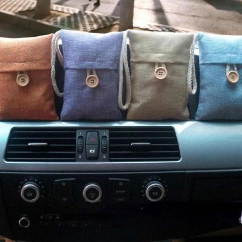 Korean Style Bamboo Charcoal Bag Hanging Bag Decorative Activated Charcoal Bag Button Charcoal Bag Household Department Store