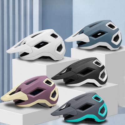 Mountain Bike Riding Helmet with A Larger Brim Double-edged Integrated Molding Light and Breathable