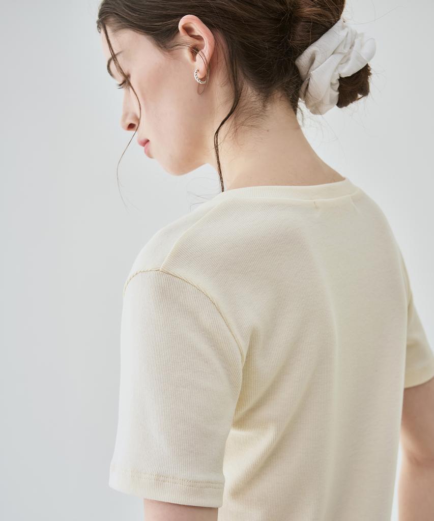 Deuloupisumeon Bay Henley Neck Short Sleeve T-Shirt [White]