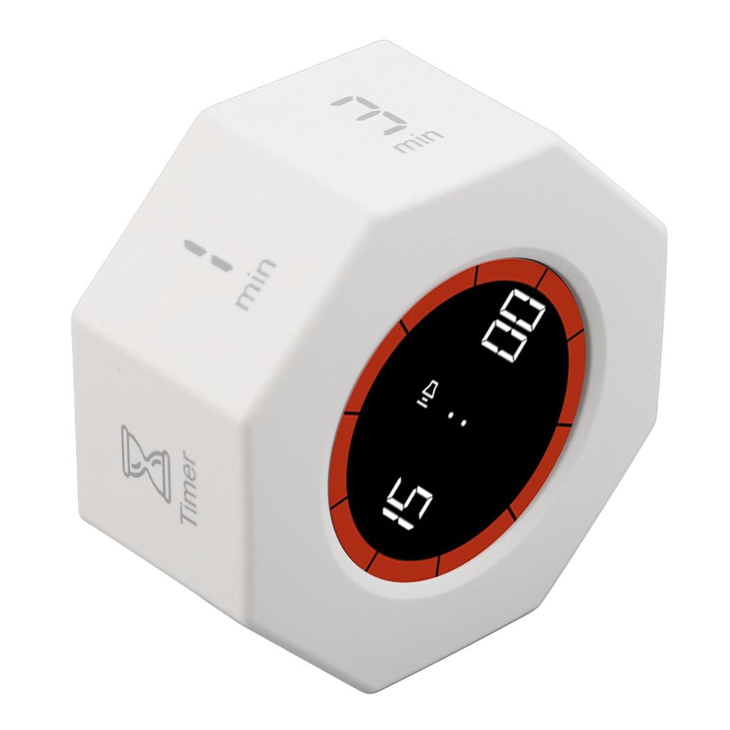 Octagon Timer Desk Productivity Timer Cube with G Sensor for Task Work Study Kitchen 1 3 5 15 30 60 90min Custom
