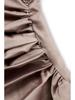 Elegant Waist-Cinching Backless Sleeveless Dress for Women - Solid Color Summer 2026 Collection