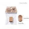 Roztomilé vintage razítko na kávu a chleba, gumové, ve tvaru lahve, dřevěné razítko, scrapbookingová pečeť, denní plánovač