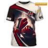 Boxing Gloves Print T-shirt Men's Clothing DIY Personality Name O Neck T Shirts Harajuku Flame Cool Streetwear 2025 Novelty Top