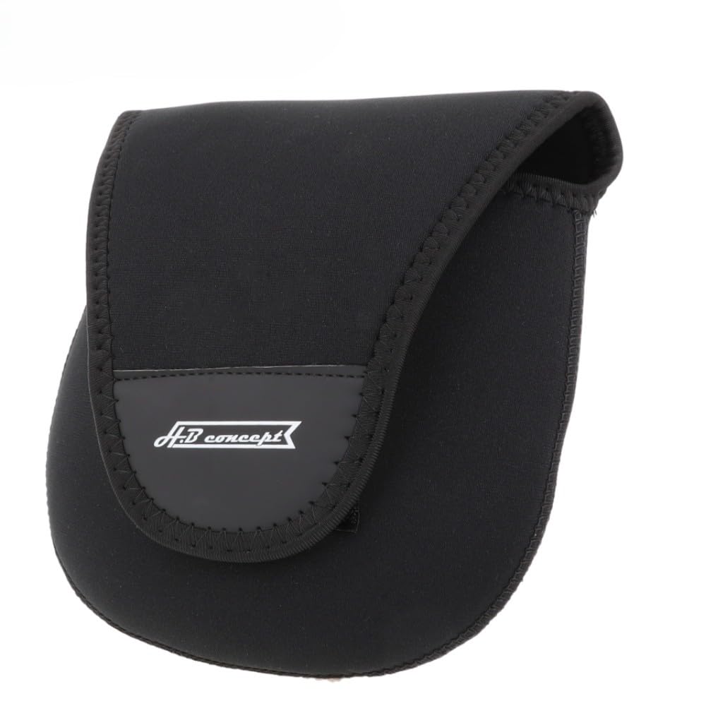 

Takamiya H.B concept Neoprene Reel Cover for Double-Axis, Baitcasting, and Electric Reels, Large, Black
