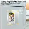 1/6 ks Priehľadné magnetické fotorámiky Akrylové držiaky na vložky Magnetický rám na vystavenie fotografií na chladničku Domáce kancelárske úložné nástroje