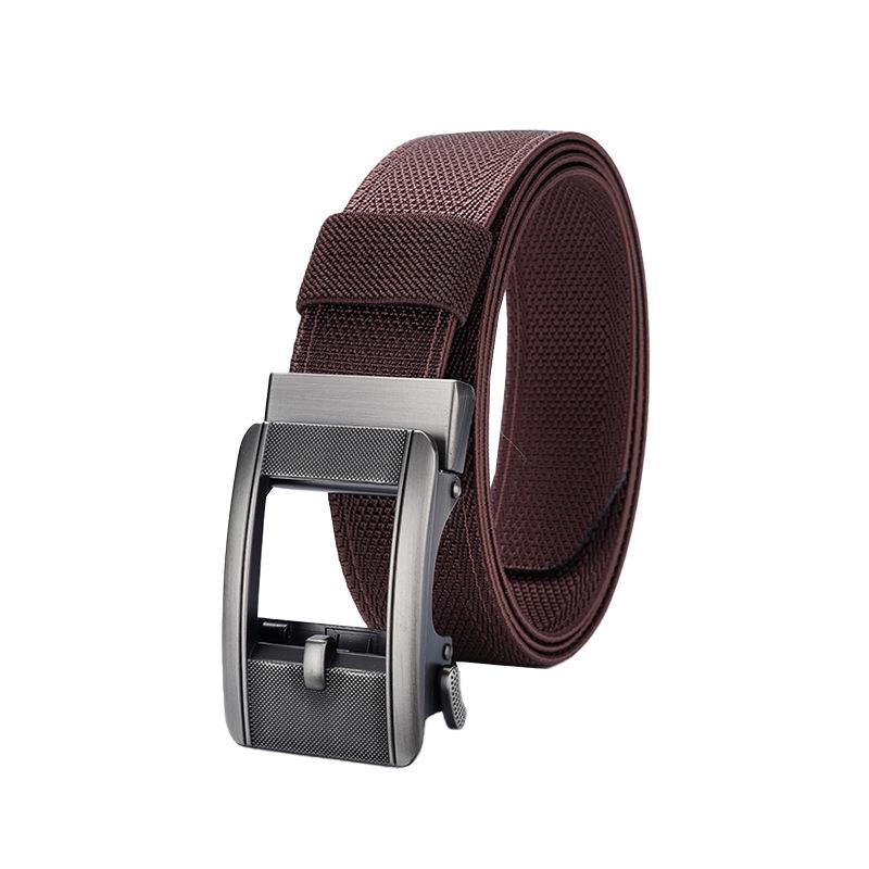 Men s Toothless Automatic Buckle Nylon Belt - Fashionable, Versatile, Business Tactical Wear 120cm