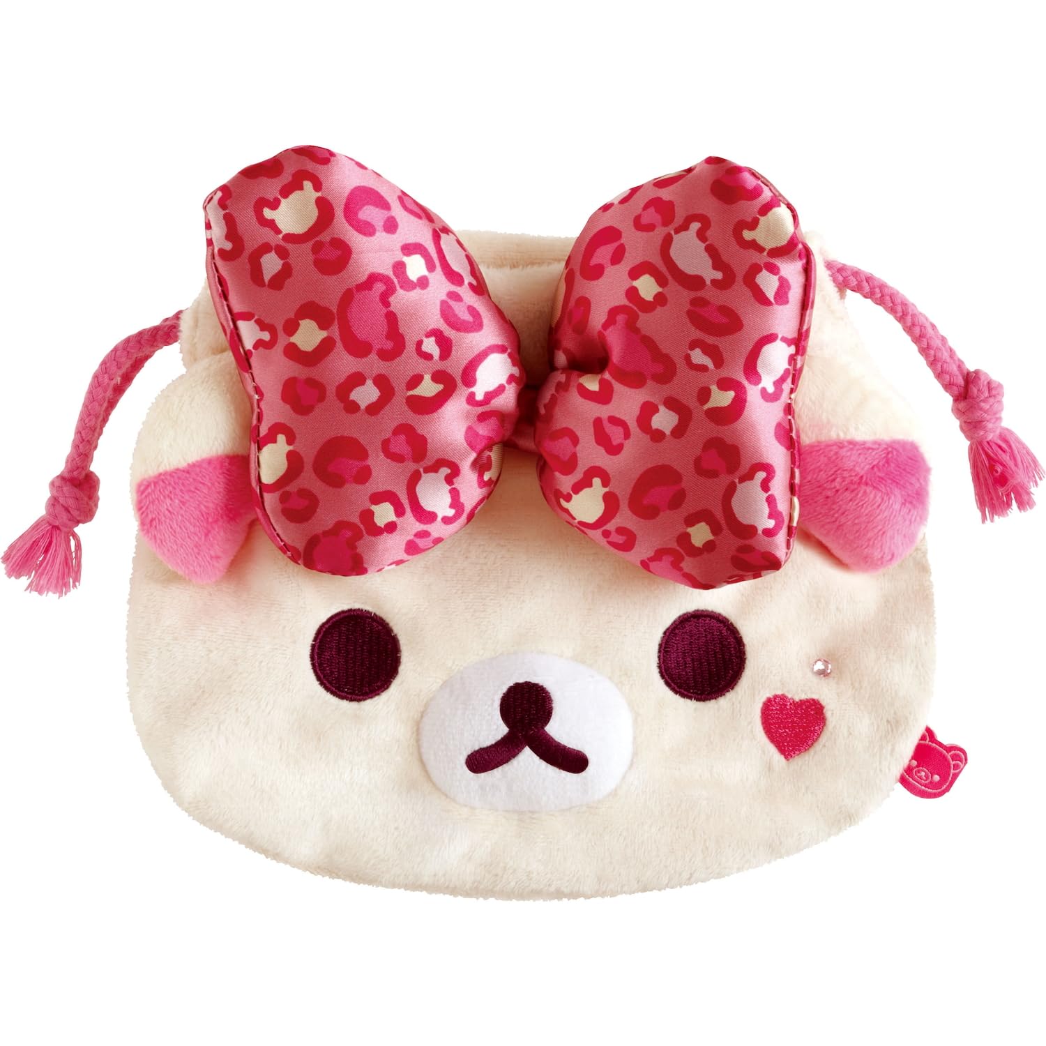 CA88702 Rilakkuma of Plush Drawstring Bag [San-X]  Lots Korilakkuma