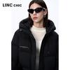 JINYUJIE Women's Long Hooded Down Puffer Jacket