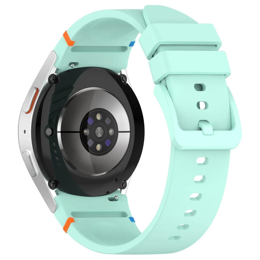 Silicone Strap for Samsung Galaxy 7 FE 6 5 4 40mm 40mm/6 Classic/5 pro 45mm 47mm 43mm No Gaps Bracelet for Watch 7 6 Accessories