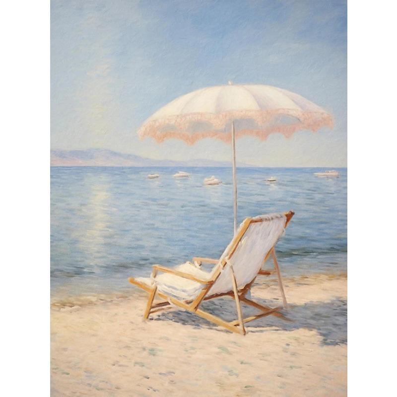 

Винтажный стиль Пляжный настенный декор Пляжный отпуск Лето Морской пейзаж Постер Печать на холсте Декор комнаты для отпуска Домашний декор Отель 20x30cm no frame