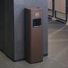 Entrance Trash Can Corridor Aisle Ashtray Cigarette Butt Collector Hotel Lobby Stainless Steel Vertical Elevator