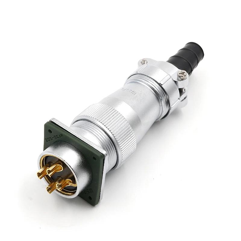 WEIPU WF32 TI/Z M32 Waterproof Electrical Wire to Board Automotive Connector Adapter 4 6 8 10 11 13 19 Pin Soldering Screw Lock