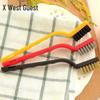 3-Pack Japanese Steel Wire Stove Cleaning Brushes for Kitchen Range Hoods and Stovetops