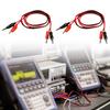 2Pcs Double End Test Leads Wire Line Silicone Banana Plug To Alligator Clip Test Leads Test Cable Leads Connector