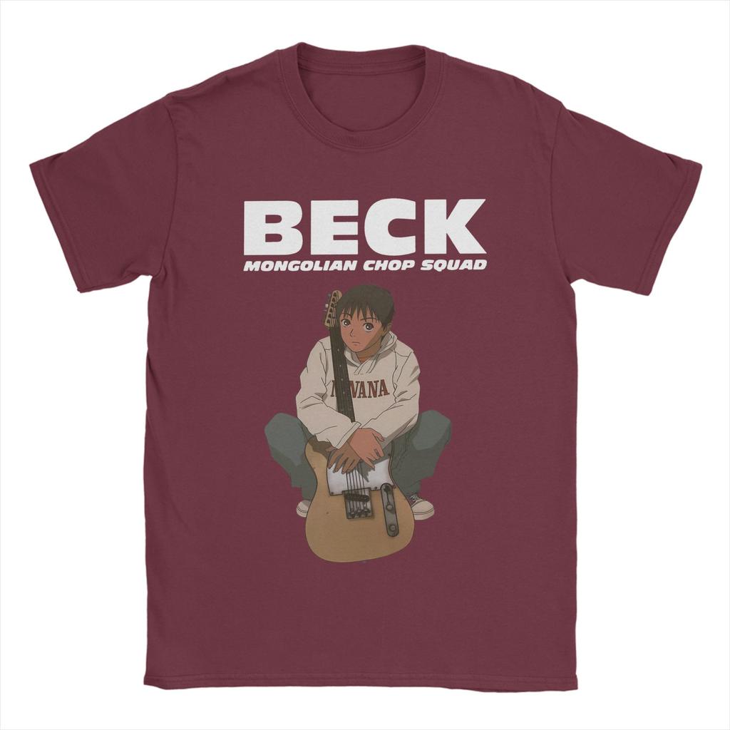 Beck Mongolian Chop Squad Trending TShirts  Cotton Tee Shirt for Mens Aesthetic Printed Short Sleeve Clothes