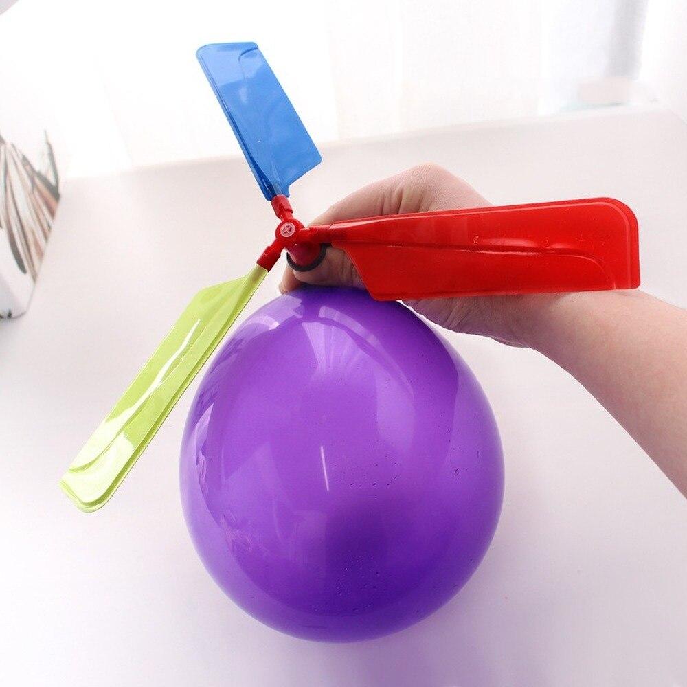 1Pcs Outdoor Toys Flying Inflatable Balloon UFO Traditional Classic Balloon Helicopter Fun Sports Children Play Flying Toys Ball
