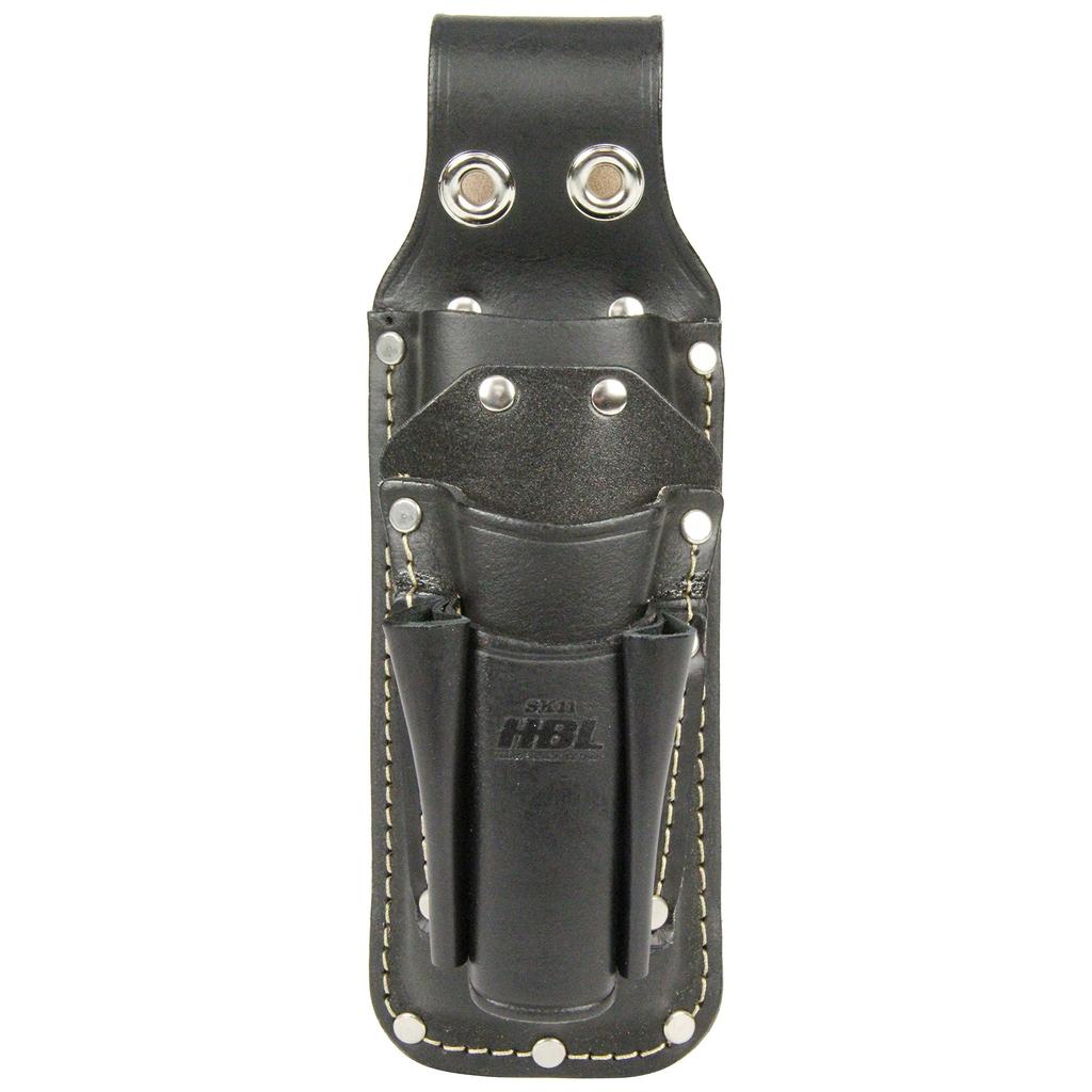 SK11 Hard Black Leather Tool Holds 5 Black Case, Tools, SHBL-4,