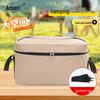 Ancresy Foldable Car Camping Cooler Bag with Hard Bottom