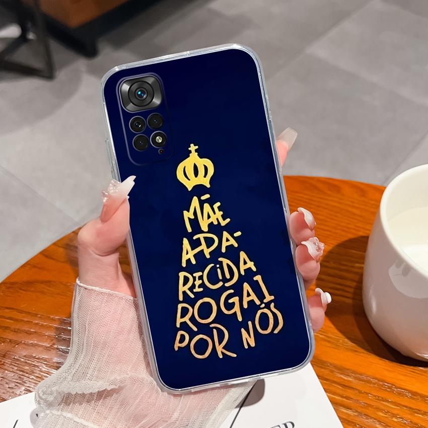 Para Redmi Note 11 11S 11T 12 12S Pro Plus Turbo Capa de Telefone Padrão de Laço Rosa Bonito Silicone Transparente de Alta Qualidade Capa Antiderrapante Para Carcaça Redmi