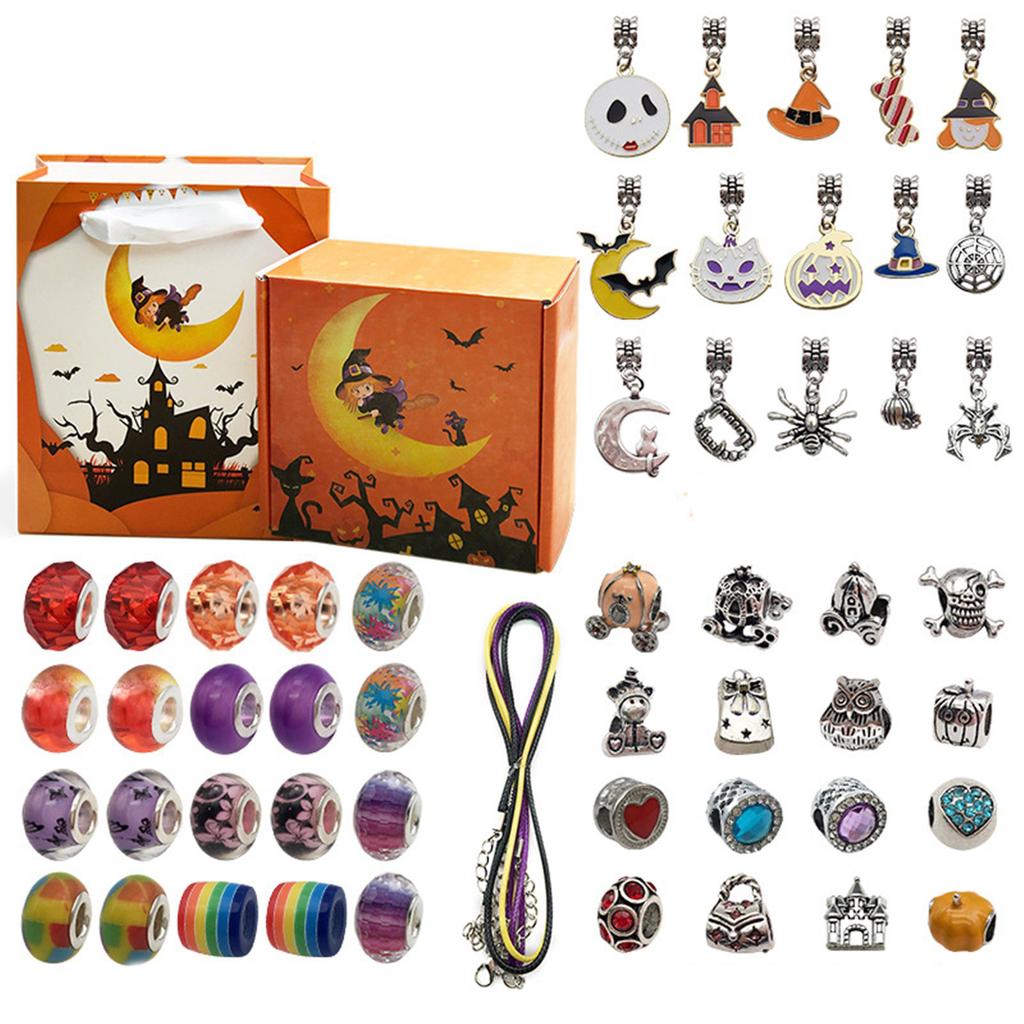 Colgantes de Calabaza Joyería de Cadena de Mano para Niña Mujer Pulsera Morada con Cuentas