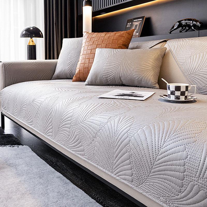 Technology Cloth Sofa Cushion Universal In All Seasons Modern High-End Light Luxury Waterproof And Non-Slip Cushion, Non-Stick Fur Seat Cushion Cover