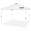 Pop Up Canopy Party Tent 304.8 x 304.8 cm with Portable Bag for Camping White