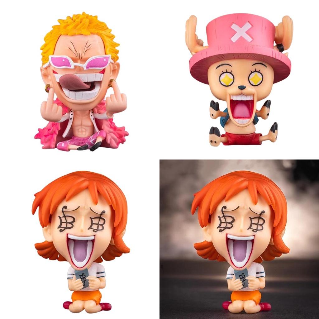 Bright One Piece Luffy Chopper Boa Hancock Figures Toy Gifts