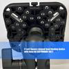 Fish Finder Mount Plate Rotating Fish Finder Supporter 360 Degree Swivels Base Mount Marine Kayak Fish Finder Mount Base