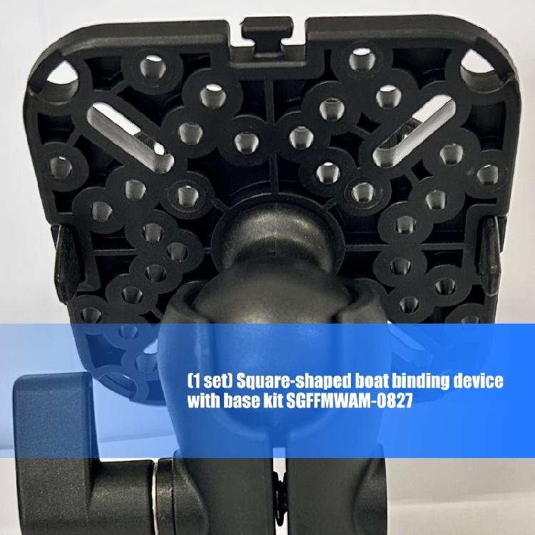Fish Finder Mount Plate Rotating Fish Finder Supporter 360 Degree Swivels Base Mount Marine Kayak Fish Finder Mount Base