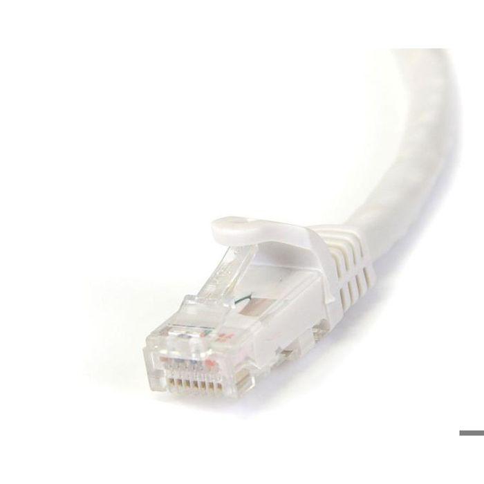 Câble réseau Cat6 Gigabit UTP sans crochet de 15m - STARTECH - Blanc - M/M
