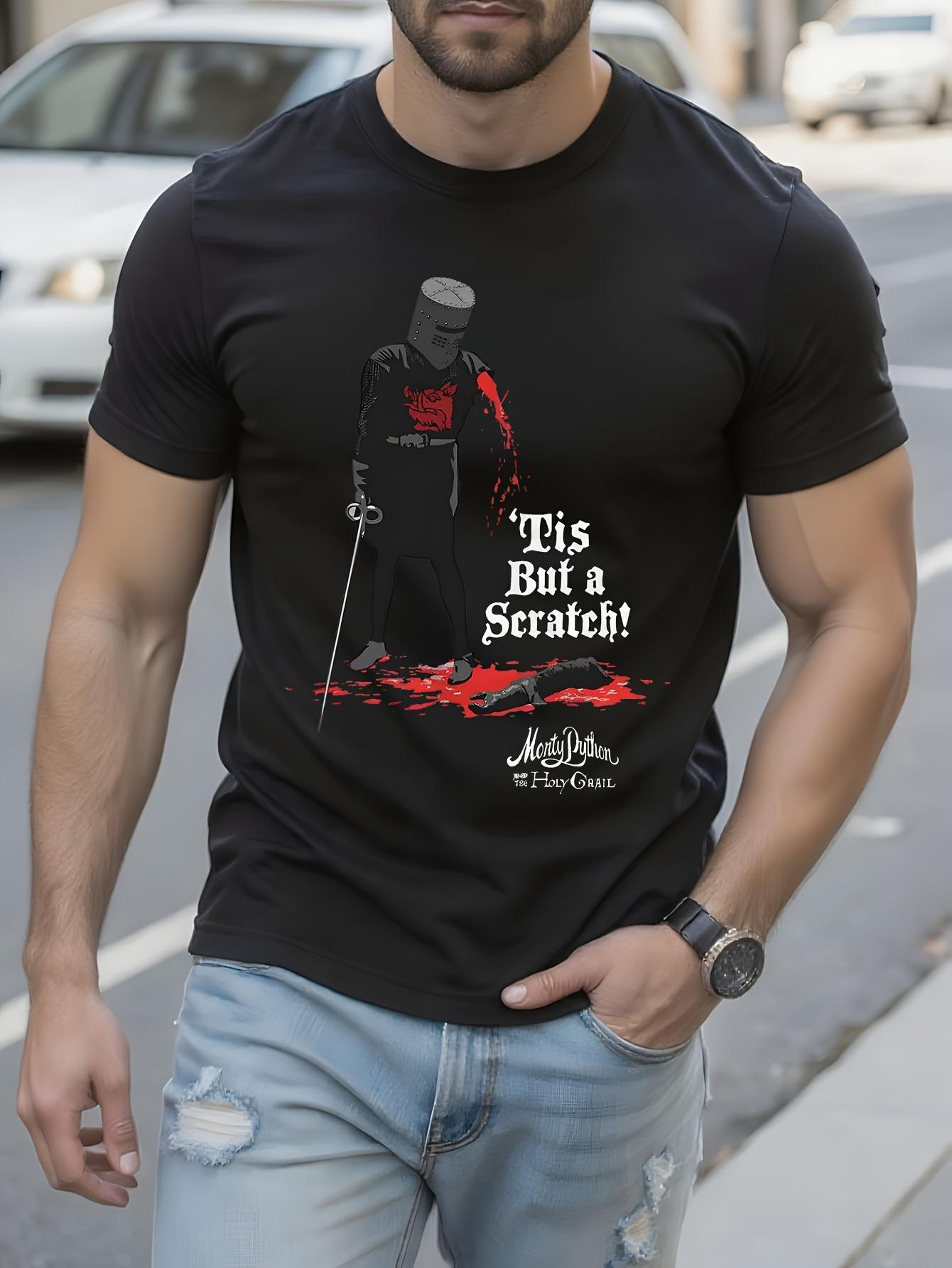 Monty Python Its But A Scratch Funny Tshirt Funny Medieva... XL