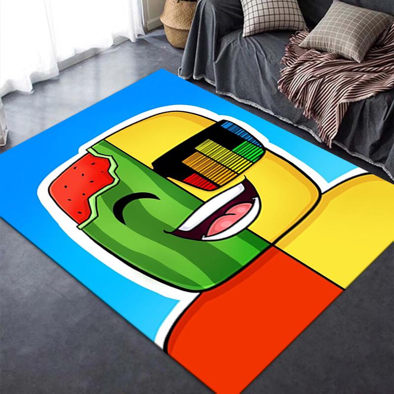 2025 New Sunny & Melon Carpet Rug for Living Room Bedroom Home Sofa Decoration,Kids Play Non-slip Floor Mat185