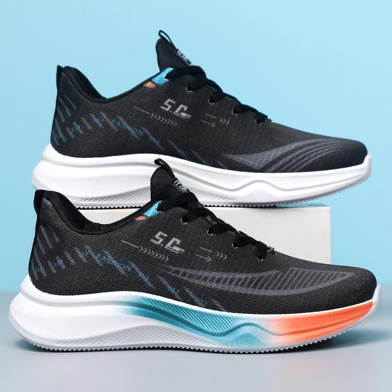 Men s Ultra-light Breathable Mesh Running Shoes – Shock-absorbing & Soft Sole 44