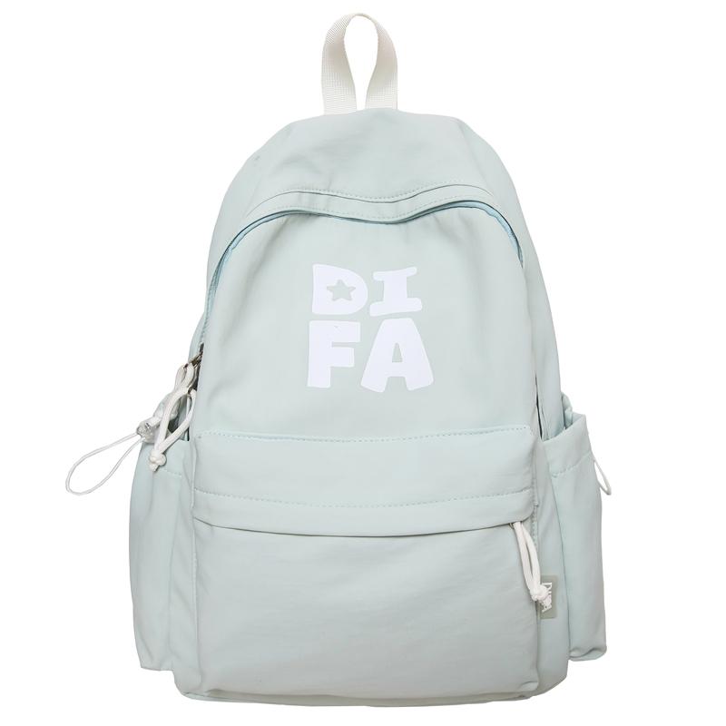 Campus Schoolbag Junior High School Student Backpack Unisex Large Capacity Travel Lightweight Backpack