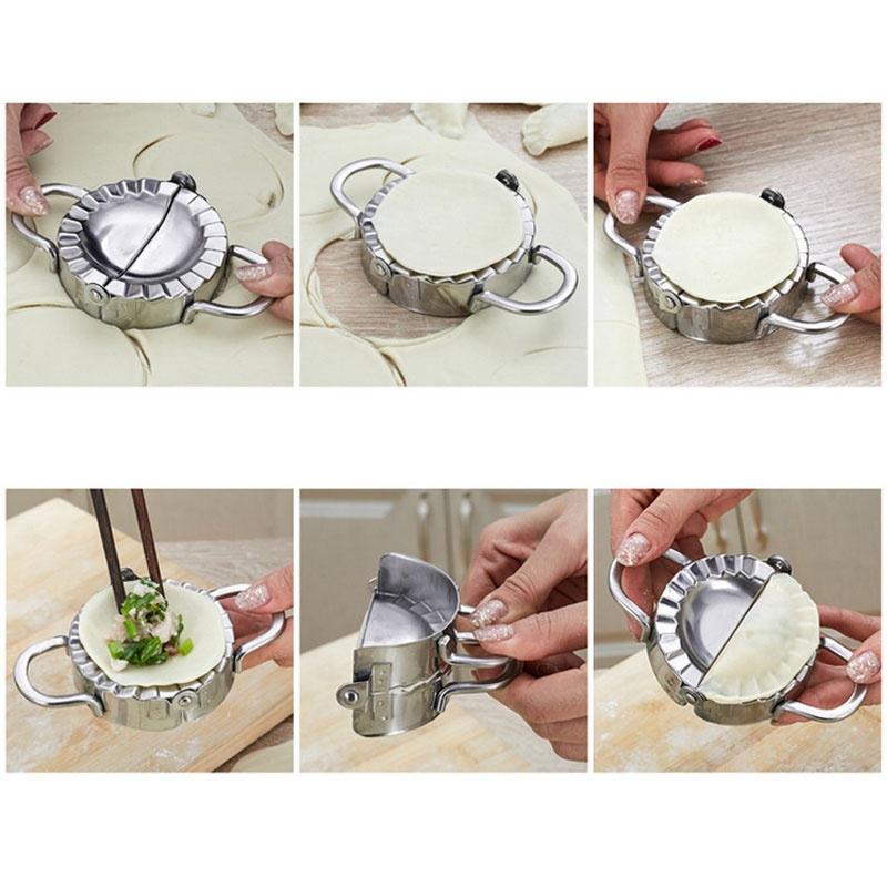 Dumpling mould cuisine pastry tools eco-friendly stainless steel dough cutter