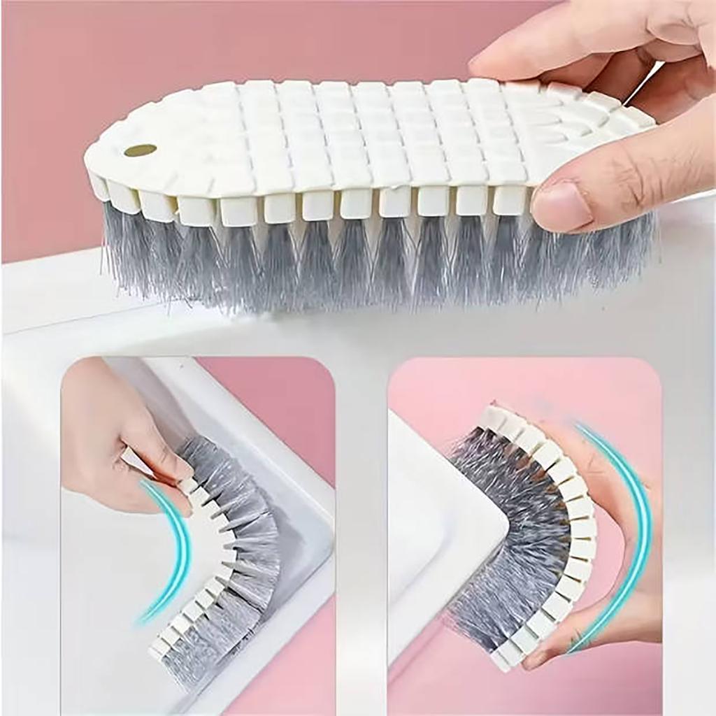 Multifunctional Soft Hair Cleaning Brush-an For Kitchen, Bathroom And Outdoor, Plastic Handle, Reusable And High-quality Brush Cleaning Too