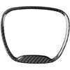 Steering Wheel Trim Cover, Carbon Fiber Central Steering Wheel Cover, Automotive Exterior for Challenger 2015 2021 for Dodge
