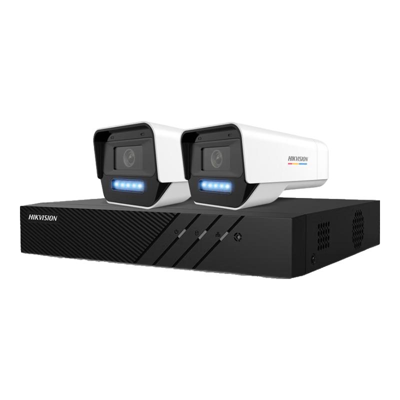 Hikvision Ultra HD Full-Color PoE Surveillance Camera System CN plug (adapter included)