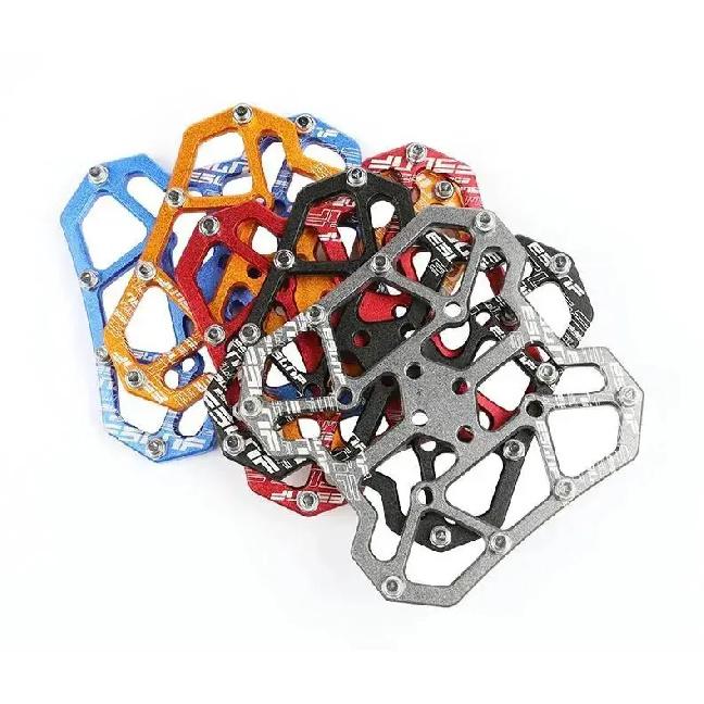 Pedal sin Clip Duradero Ultraligero Antideslizante Clásico Delicado Adaptadores de Plataforma para Pedales sin Clip de Aluminio Accesorios para Bicicleta