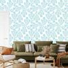 Wallpaper Flowers White and Celadon, Small Detail for Living Room and Bedroom 50x1000