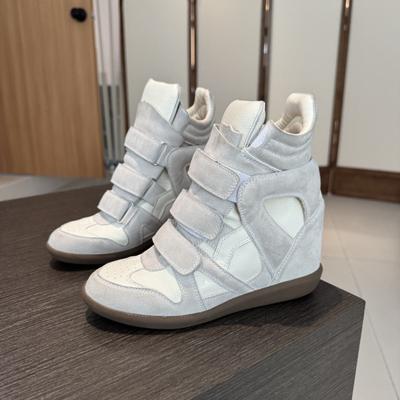 Leather Inner Height Increase Velcro Boxing Boots Women's Winter New Short Boots Sports Style Casual Boots Women's Boots