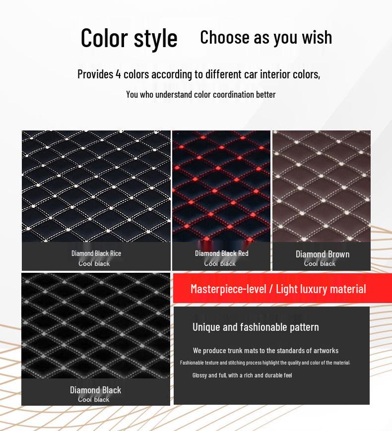 Haval M6 Plus 25 Trunk Mat Surround - Interior Tail Box Mat