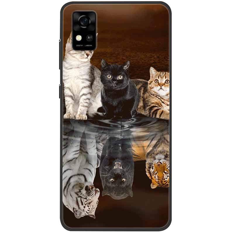 Phone Covers For ZTE Blade A31 / A 31 Lite Plus Case Print Cat Lion TPU Silicone Fundas For ZTE Blade A31 Cases A31Lite a31Plus