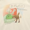 FRUIT OF THE LOOM 90s Made In USA Old Message Print Short Sleeve T-shirt Men's Used