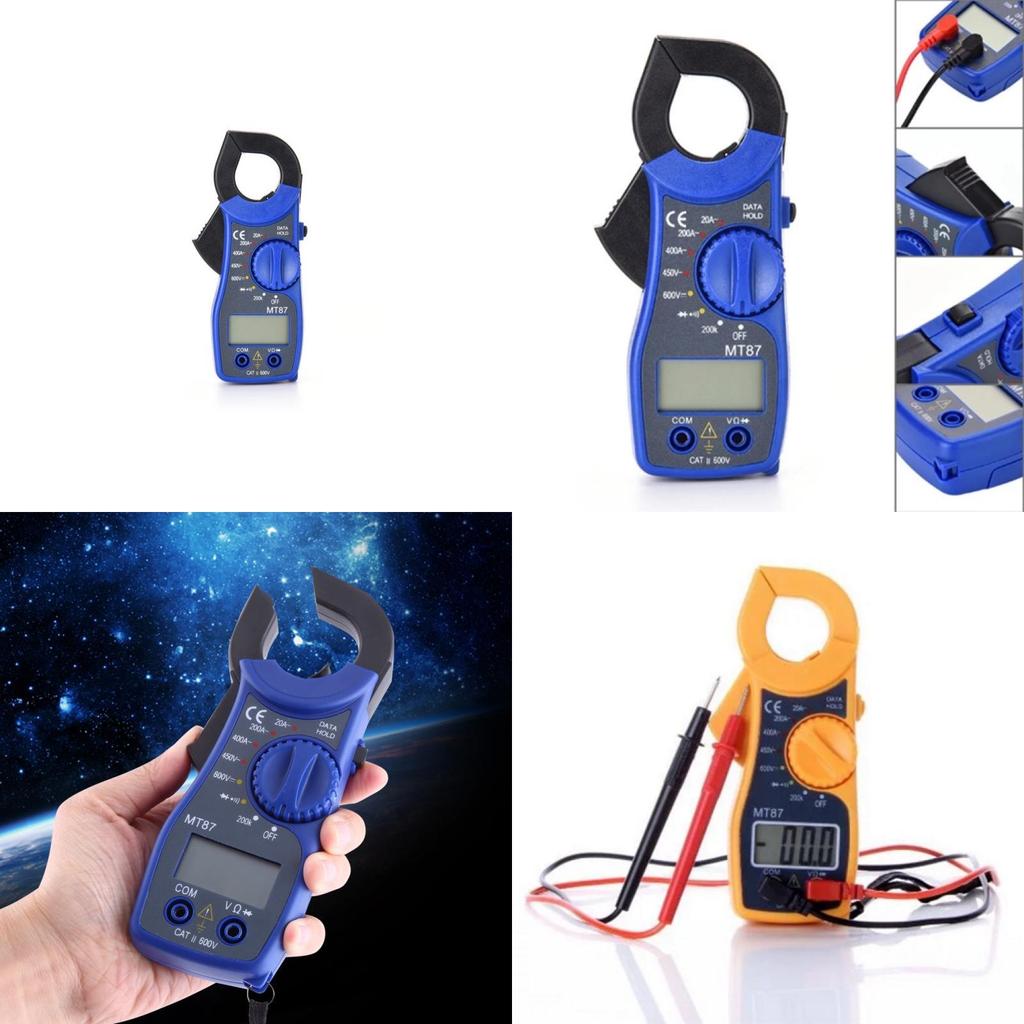 Digital Clamp Meter With Voltage Current Resistance Testing For Electrical Professionals