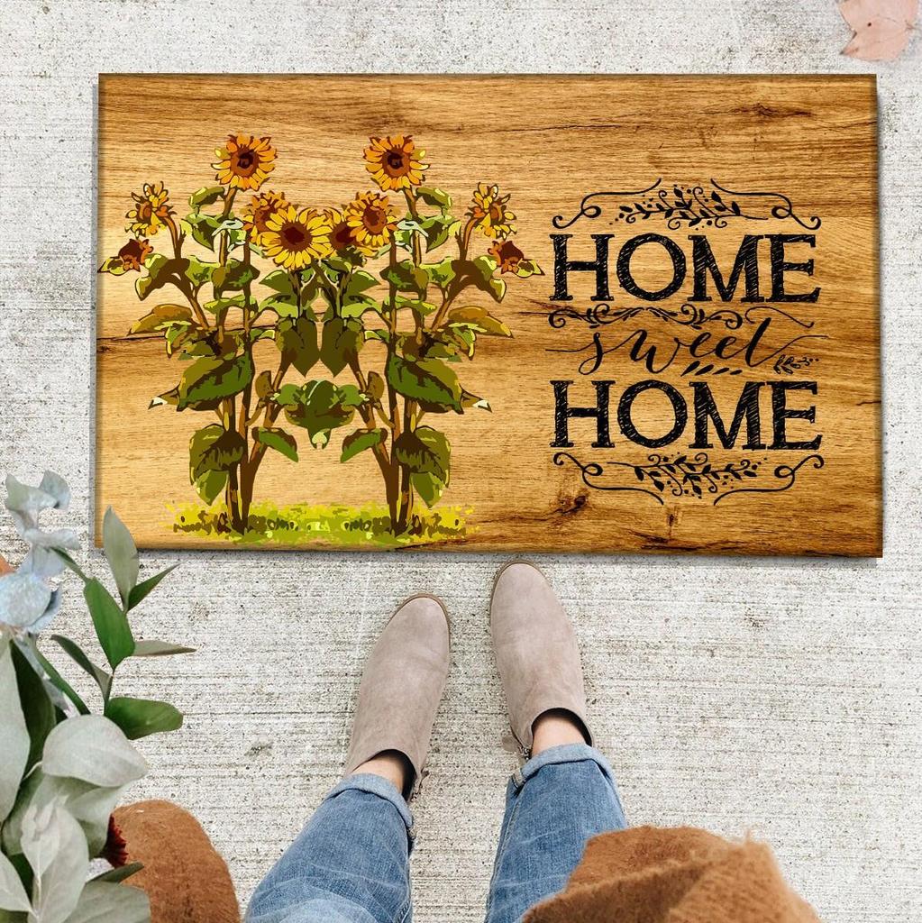Buy Pvc Crocus Special Design Interior and Exterior Doormat, Multi