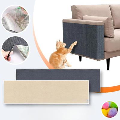 Anti Cat Scratch Sofa Cat Crawling Mat Grinding Climbing Frame Sofa Protection Self-adhesive Carpet Cats Scratch Board Cats Toys