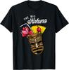 Tiki Bartender Kahuna Tropical Drinks Cocktails Luao Party TShirt Tiki Graphic T Shirts Men Clothing Cotton Streetwear Camisas