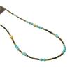 French Retro Minimalist Turquoise Seed Bead Choker Necklace for Women