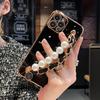 Applicable To Apple 16 Mobile Phone Case Silicone 1413 Full-inclusive IPhone 15promax Pearl Bracelet High-end Feeling